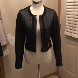 Black Bebe leather jacket